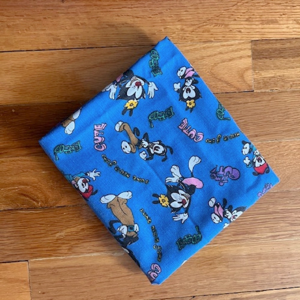Blue Animaniacs handmade pillowcase